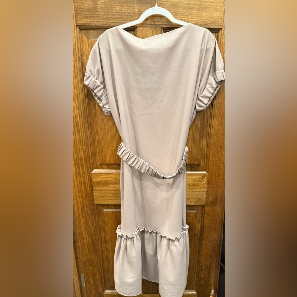 Inclan Studio Vegan Leather Dress NWT size large - Picture 3 of 4